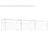 Methacrylate sideboard with sliding doors Copiague