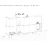 Chest of drawers/office cabinet Nomain