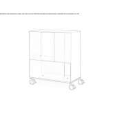 Steel office shelf/office drawer Erdeborn