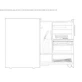 Office cabinet with sliding doors Sicula