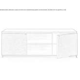 Low office cabinet with a lock Vzmorye