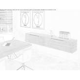 Wooden office cabinet Bekegem