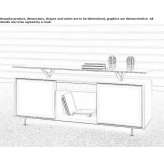 Low modular office shelf Tapejara
