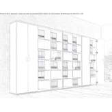 Office cabinet with hinged doors Ahlat