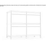 Aluminum office cabinet Copiague