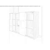 Tall office cabinet with sliding doors Wimmis