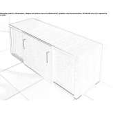 Office cabinet with hinged doors Bredaryd