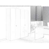 Tall office cabinet with hinged doors Wimmis
