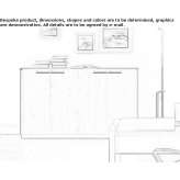 Office storage shelf made of melamine-coated chipboard Ulcinj
