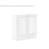 Wooden sideboard/office shelf in Scandinavian style Terlizzi