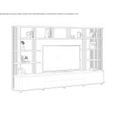 Bookcase with TV stand Pravenec