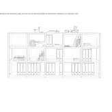 Open low metal office shelves Huenxe