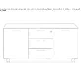 Low office shelf on wheels Sicula