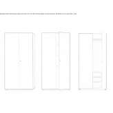 Tall metal office cabinet Pasing