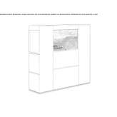 Tall multimedia cabinet Chochola