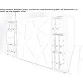 Office cabinet with sliding doors Elden