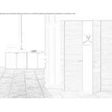 Office cabinet made of oak wood Huascato