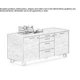 Office cabinet on wheels Nanaimo