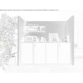 Sound-absorbing office cabinet Sucha