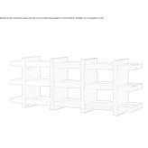Open shelf made of polyethylene Pelousey