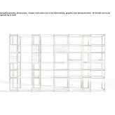 Modular wooden shelf Mouy