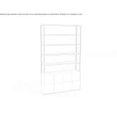 Open aluminum shelf Cojocna