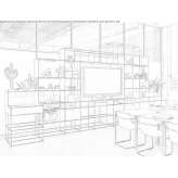 Shelves for a multimedia office Seaforth