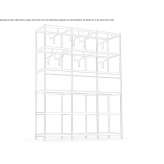 Open modular shelf Copiague