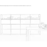 Tall modular office shelves Leleque