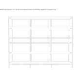 Open, free-standing office shelves Copiague