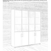Freestanding office shelves Elden