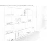 Open shelf in extruded aluminum Sunuapa