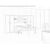 Wooden office shelves Odranci