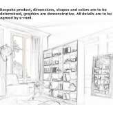 Free-standing double-sided shelf Cibaca