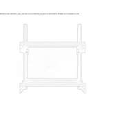 Segmented modular steel shelf Bundoora