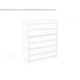 Steel chest of drawers Cojocna