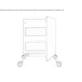 Office cabinet on wheels Farnes