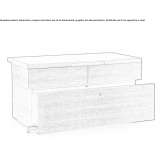 Wooden office drawer Vzmorye