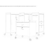 Szafka biurowa na kółkach Arcozelo