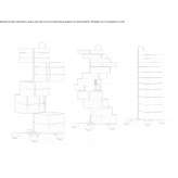 ABS chest of drawers on wheels Lejanias