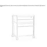Methacrylic office cabinet with a lock Copiague