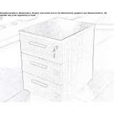 Office cabinet on wheels Bredaryd