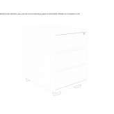 Office chest of drawers with a lock Baltasi
