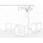 Pouffe on wheels Zasosna