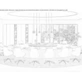 Oval conference table Inverno