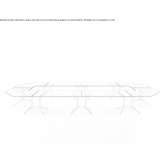 Modular conference table made of glass and stainless steel Coasa