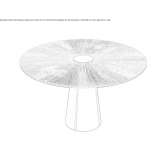 Round wooden table Utande