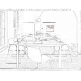 Modułowy szklany stół konferencyjny Aulnay