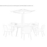 Round conference table Mayapan