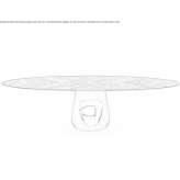 Oval table Bram